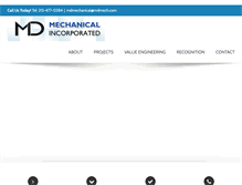 Tablet Screenshot of mdmech.com